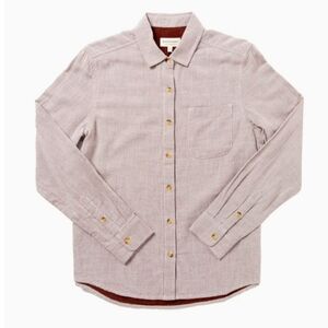 Womens Ash Burgundy Stripe Shirt by Bridge & Burn